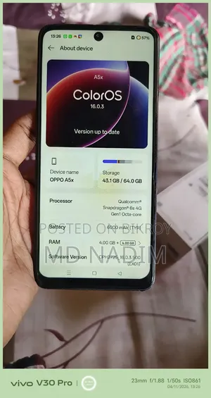 Oppo A5X 5G 128 GB Blue