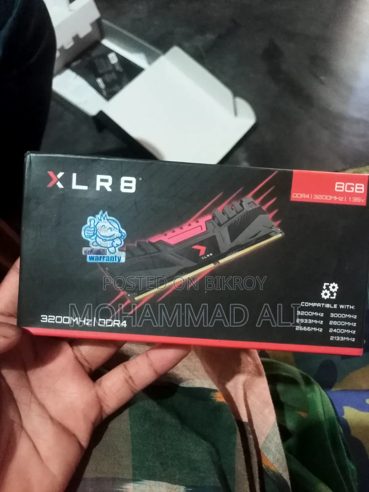 Pny Xlr8 8gb Ddr4 3200mhz Gaming Desktop Ram #Md8gdxr