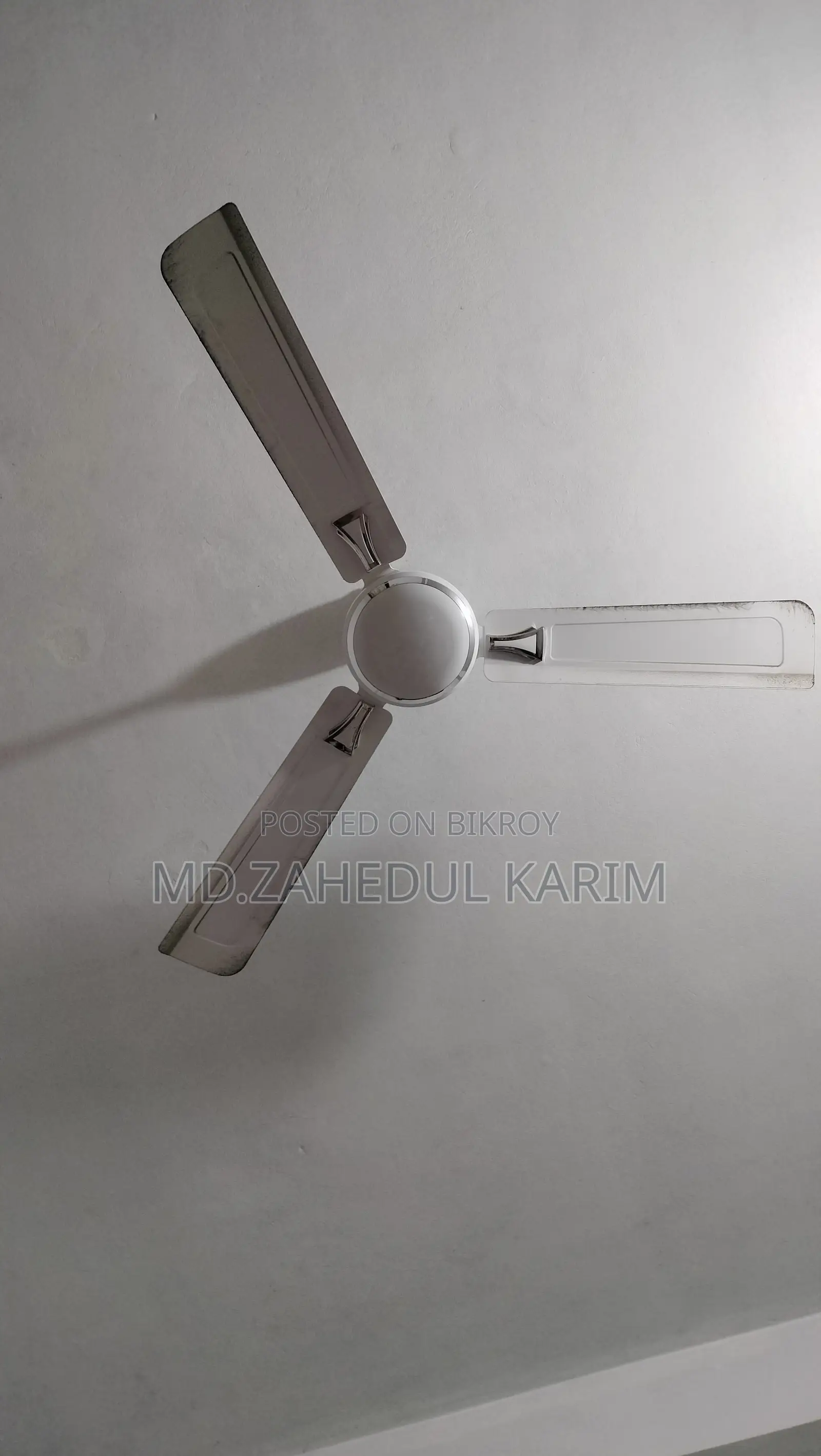Marcel Ceiling Fan - 3 Blades, Fresh Conditions, Only Used for 2 Month