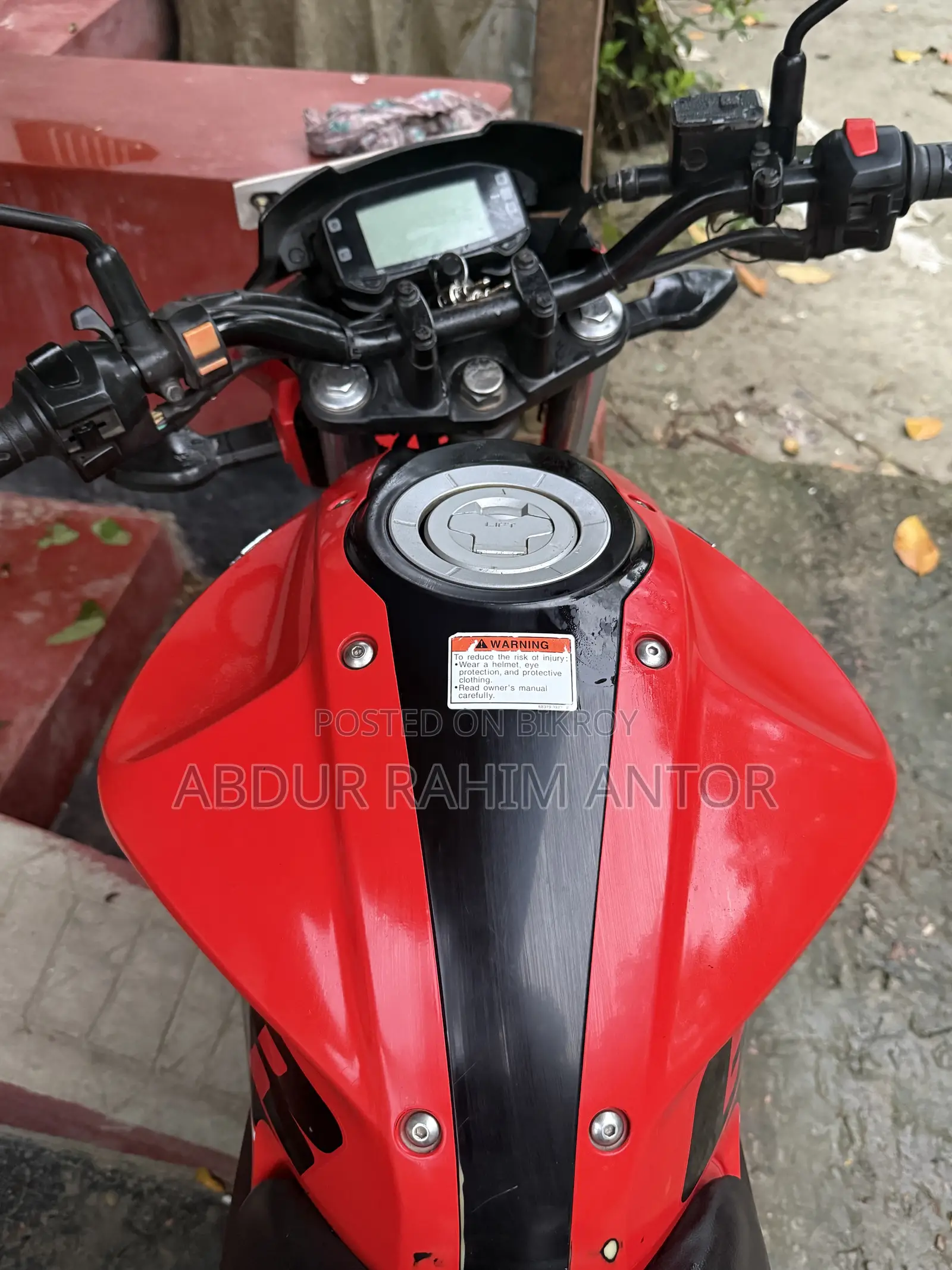 Suzuki Gixxer Monotone 2019 Red