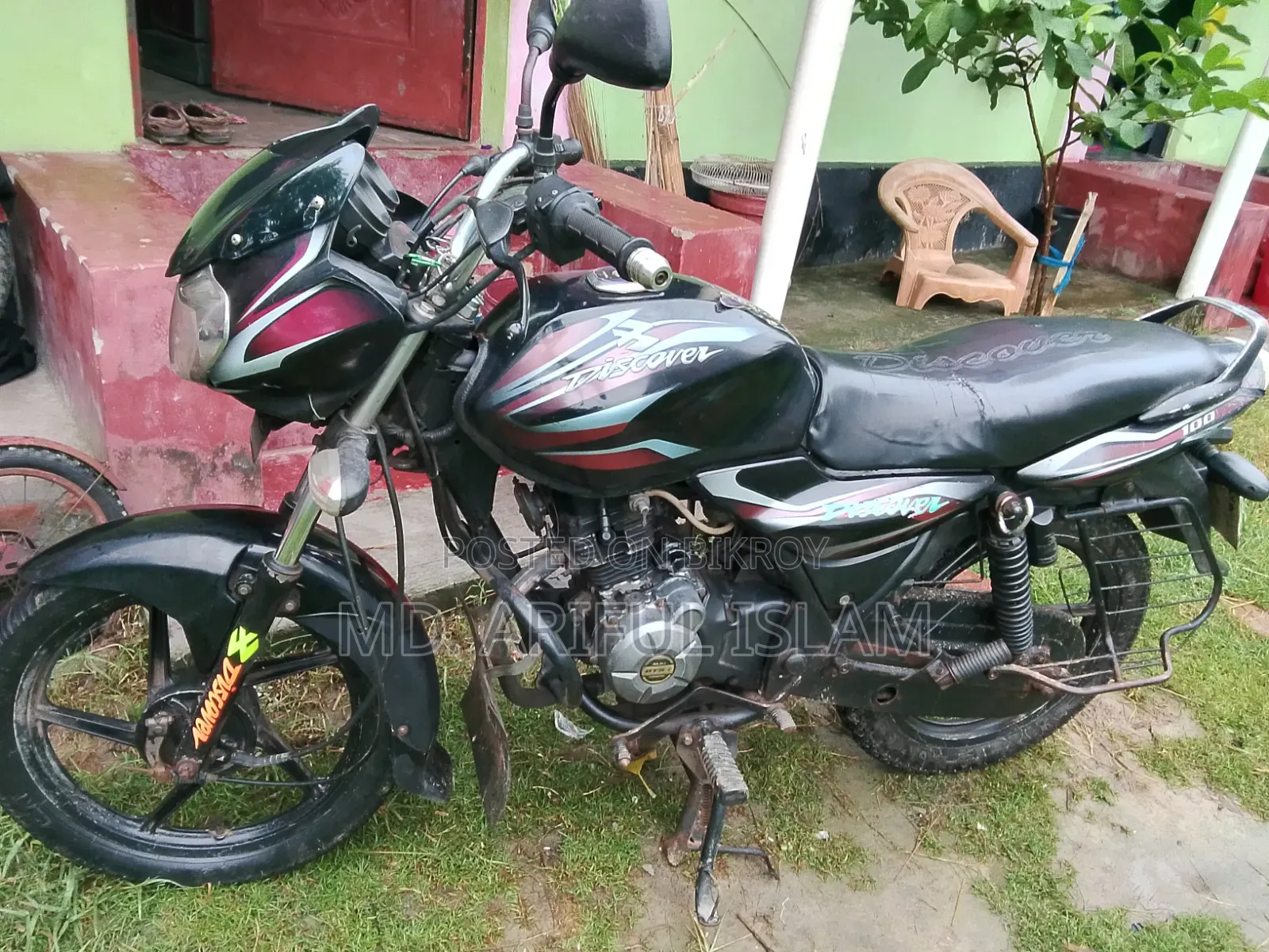 Bajaj Discover 100 2016 Black