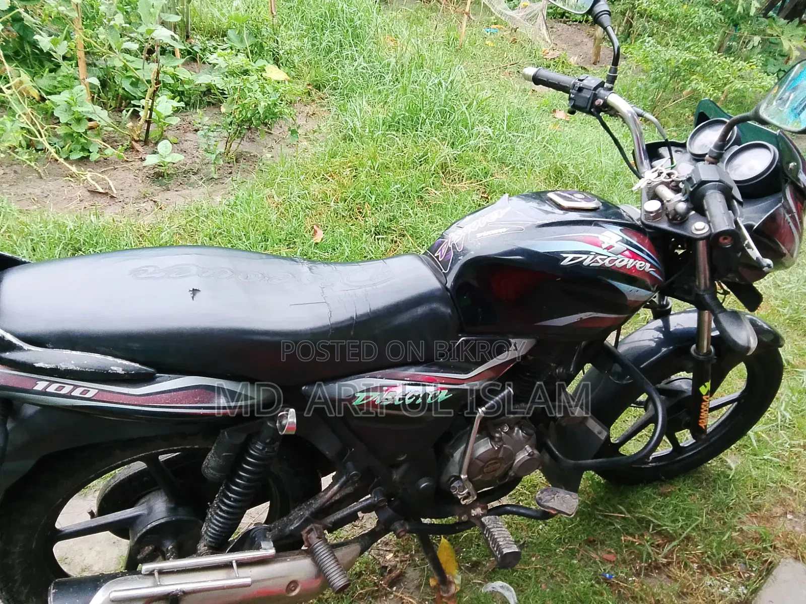 Bajaj Discover 100 2016 Black