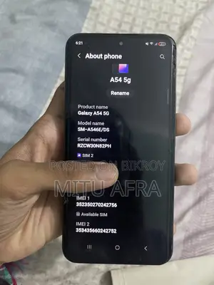 Samsung Galaxy A54 5G 128 GB Black