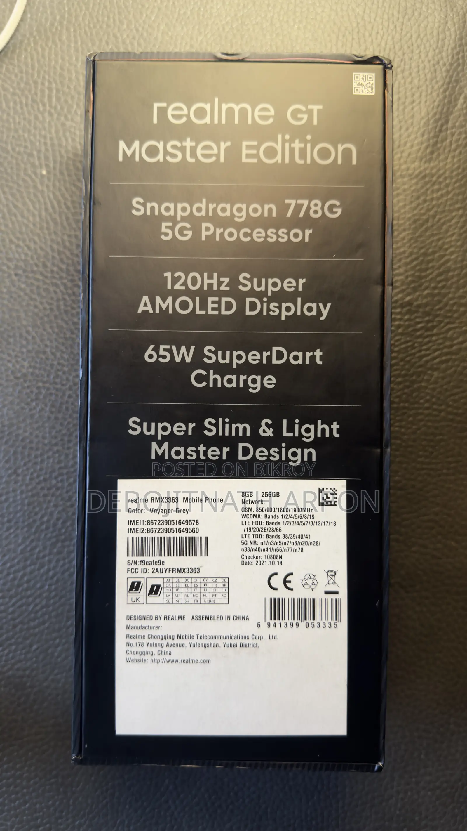Realme GT Master Edition 256 GB Gray
