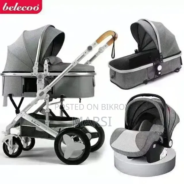 Original Belecoo Baby Stroller + Car Seat 2in 1