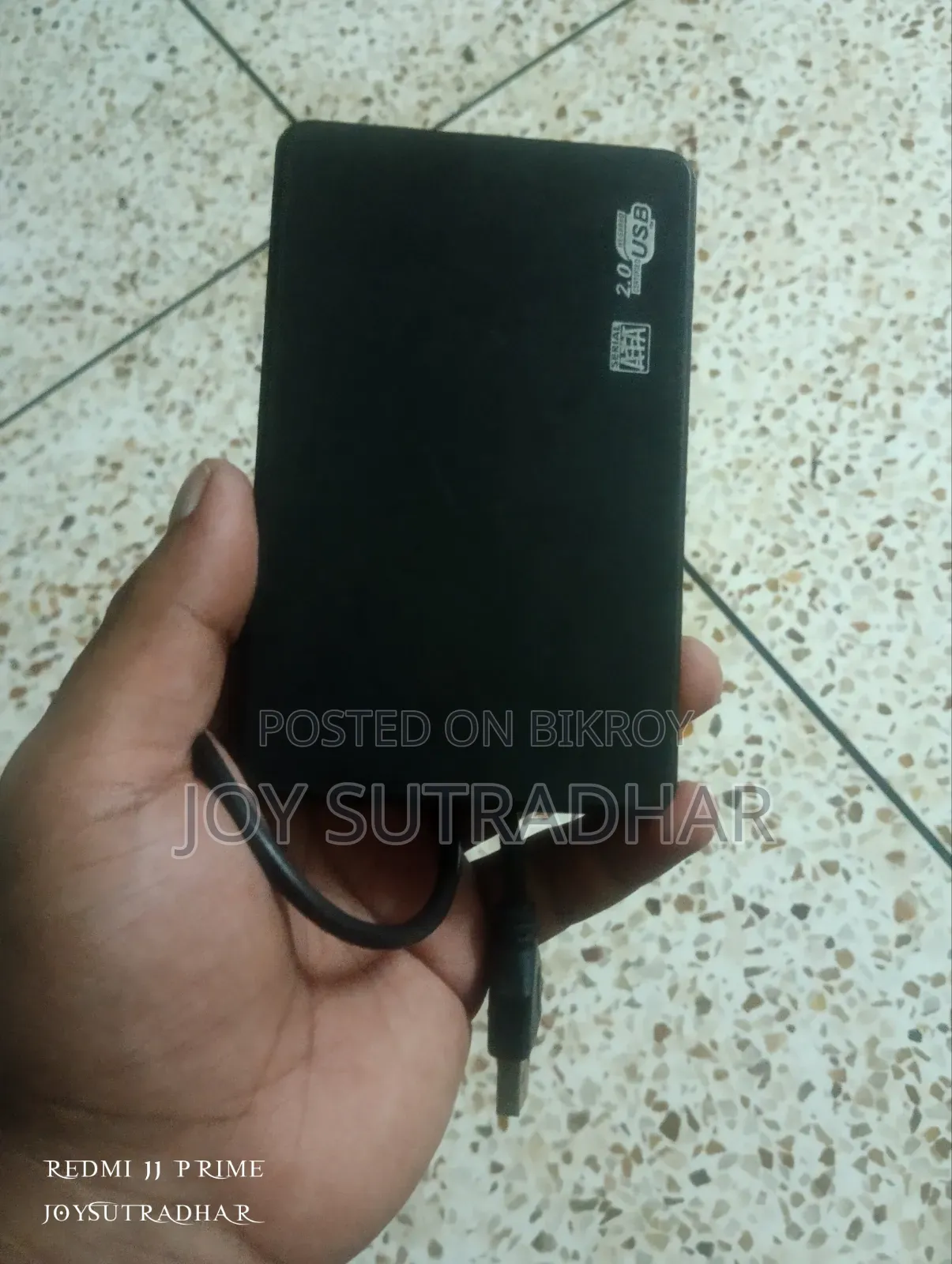 External hard drive with enclosure case for sale
