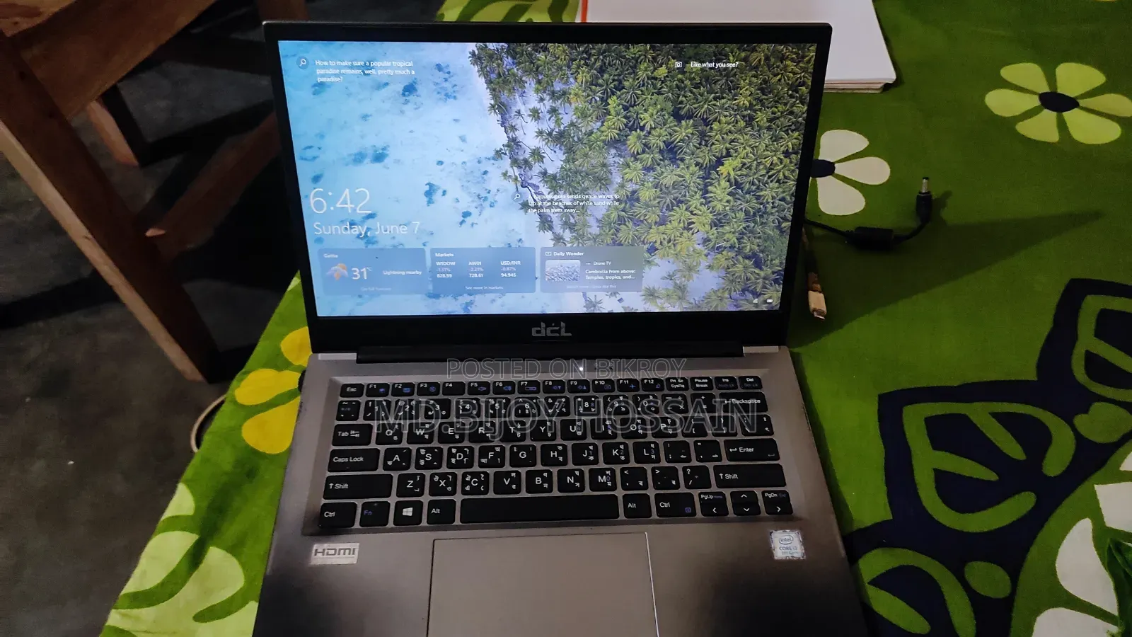 Laptop 8GB Intel Core I3 SSD 256GB