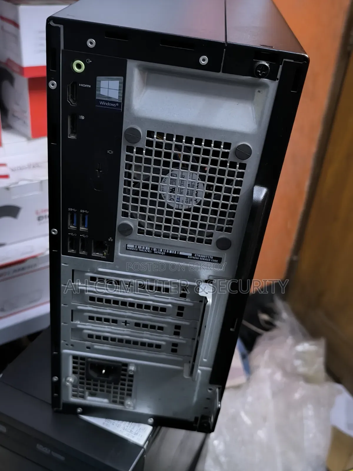 Desktop Computer Dell 8GB Intel Core I5 SSD 256GB