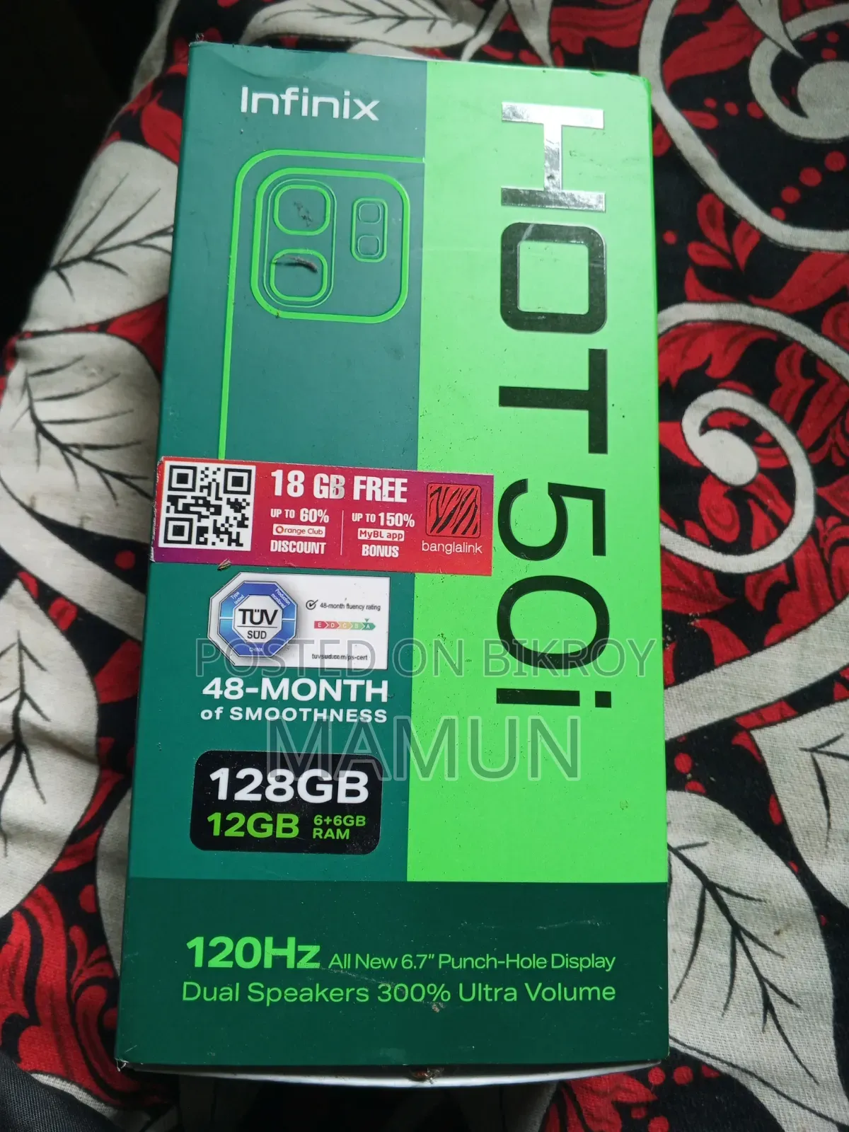 Infinix Hot 50i 128 GB Black