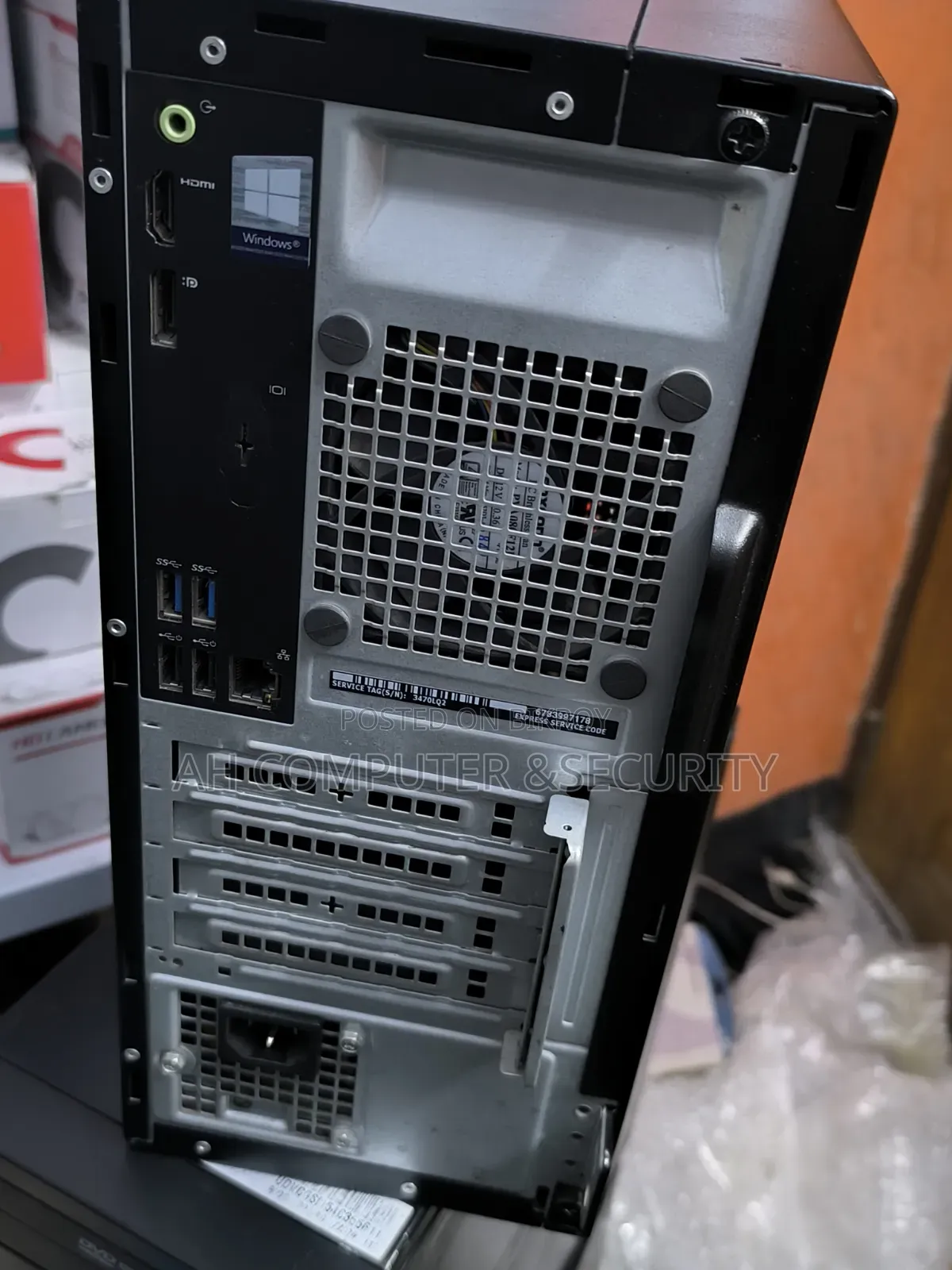 Desktop Computer Dell 4GB Intel Core i3 SSD 128GB
