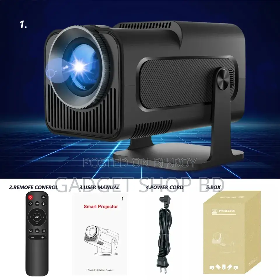 Hy320 Mini Android 15 Smart Led Projector 2gb/16gb