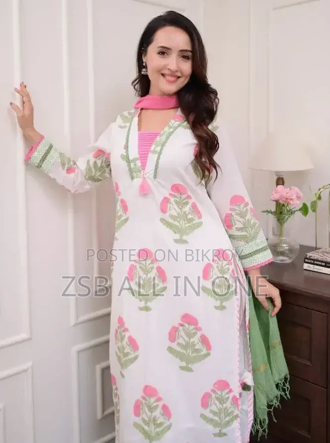 Cotton Three-Piece