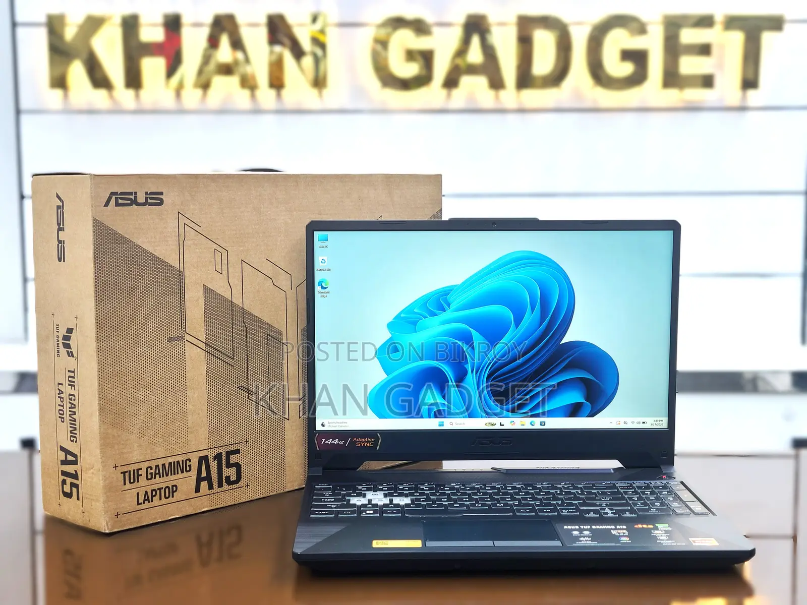 Laptop Asus TUF Gaming A15 8GB AMD Ryzen 7 SSD 512GB