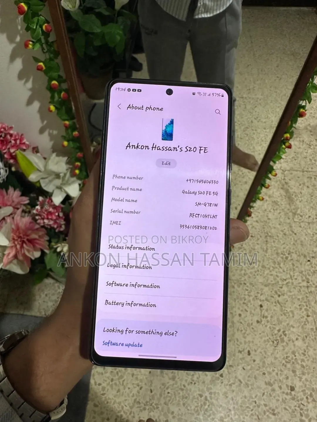 Samsung Galaxy S20 FE 5G 128 GB Blue