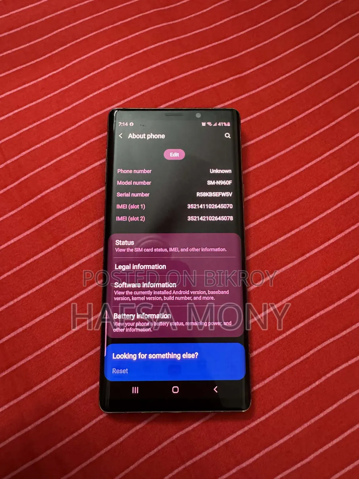 Samsung Galaxy Note 9 128 GB Bronze