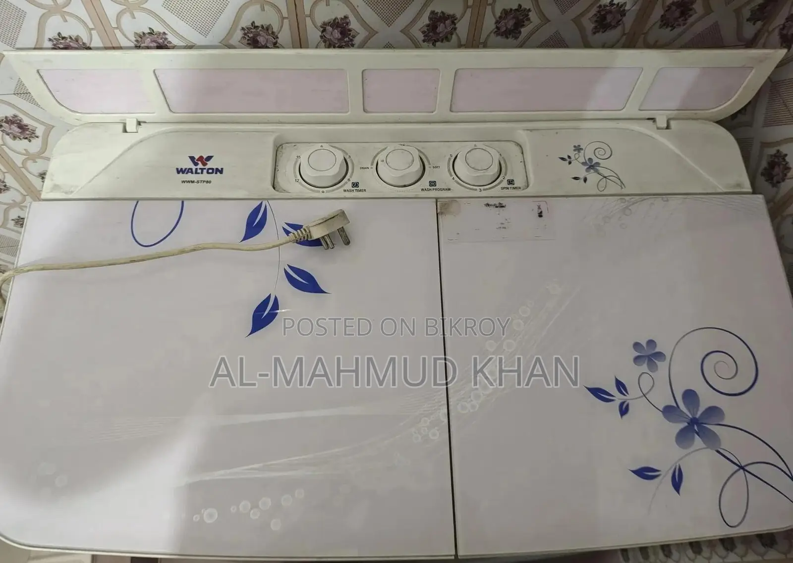 Walton Semi Automatic Washing Machine 8kg