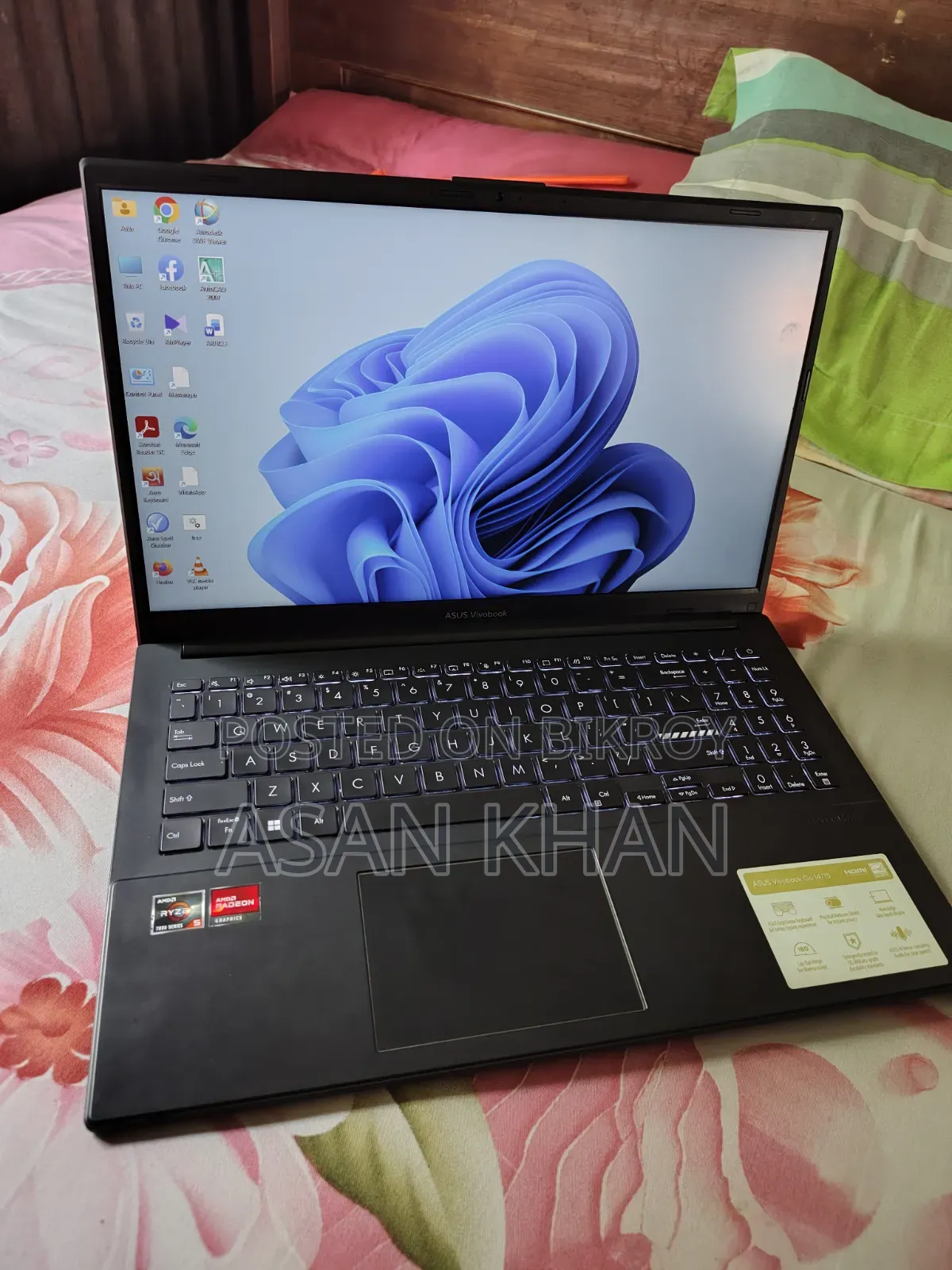 Laptop Asus VivoBook E12 E203NA 16GB AMD Ryzen 5 SSD 500GB