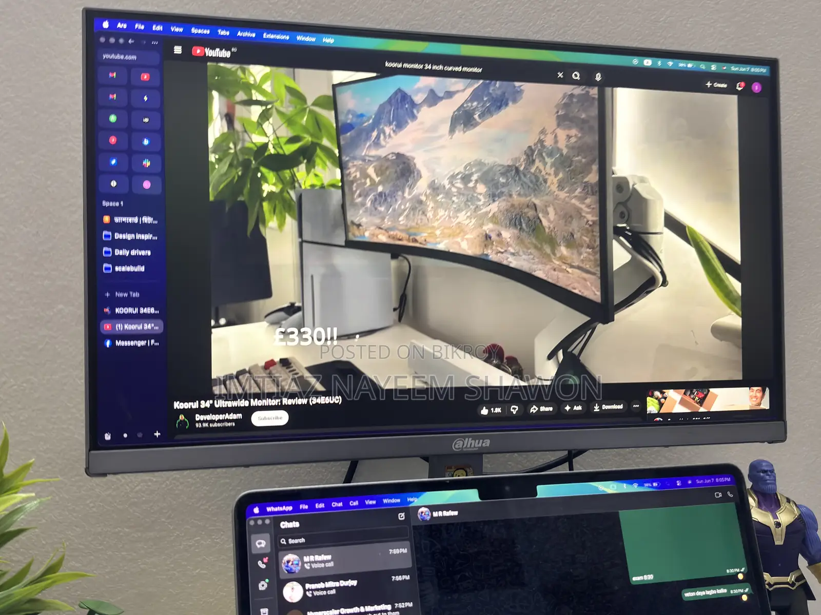 Dahua Dhi-Lm22-C201pl 22 Inch FHD Ips 100hz Monitor