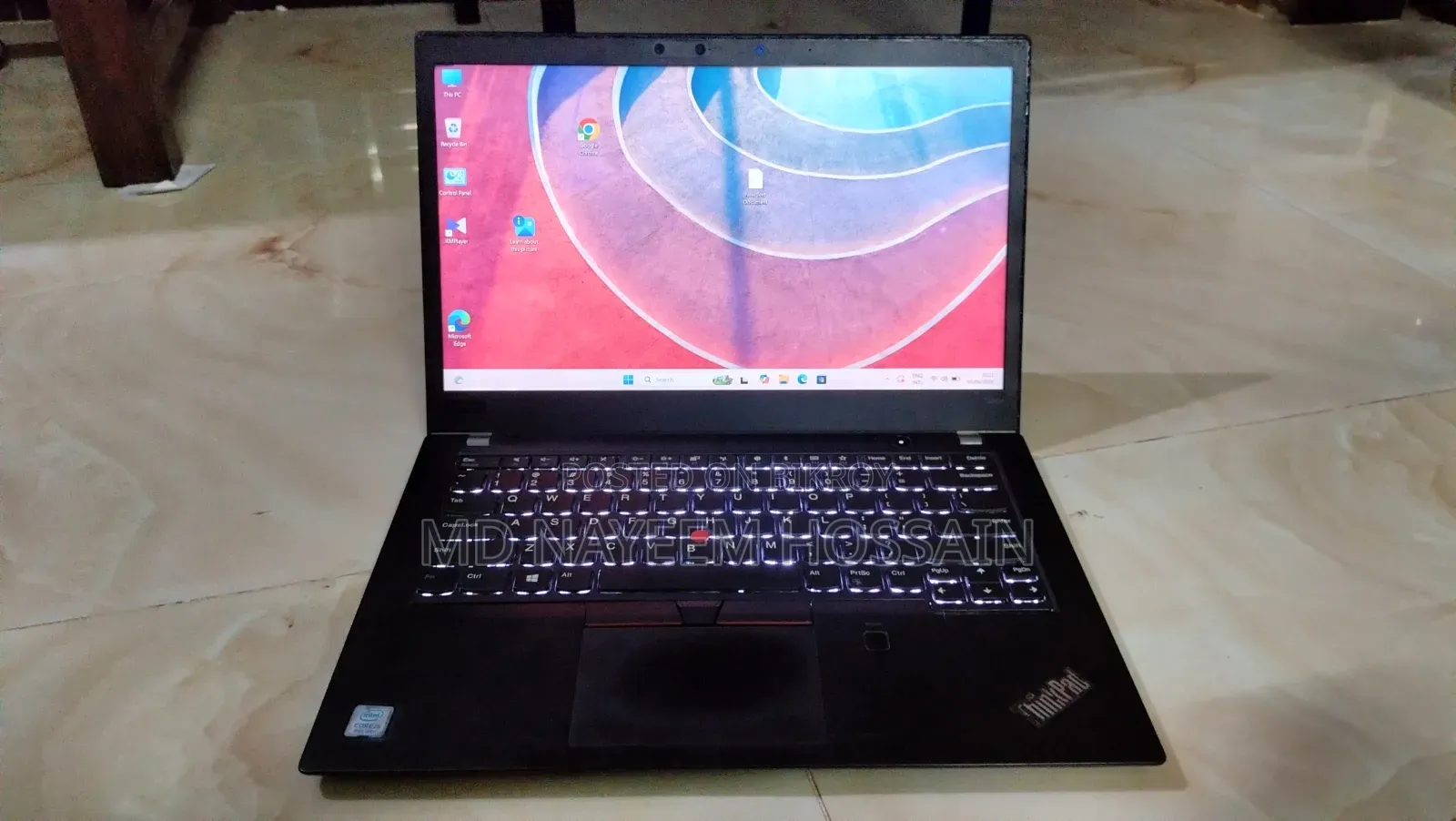 Laptop Lenovo ThinkPad T480s 8GB Intel Core I5 SSD 128GB