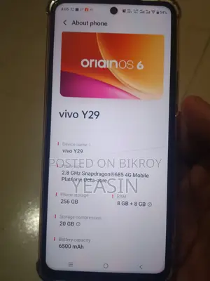 Vivo Y29 256 GB Bronze