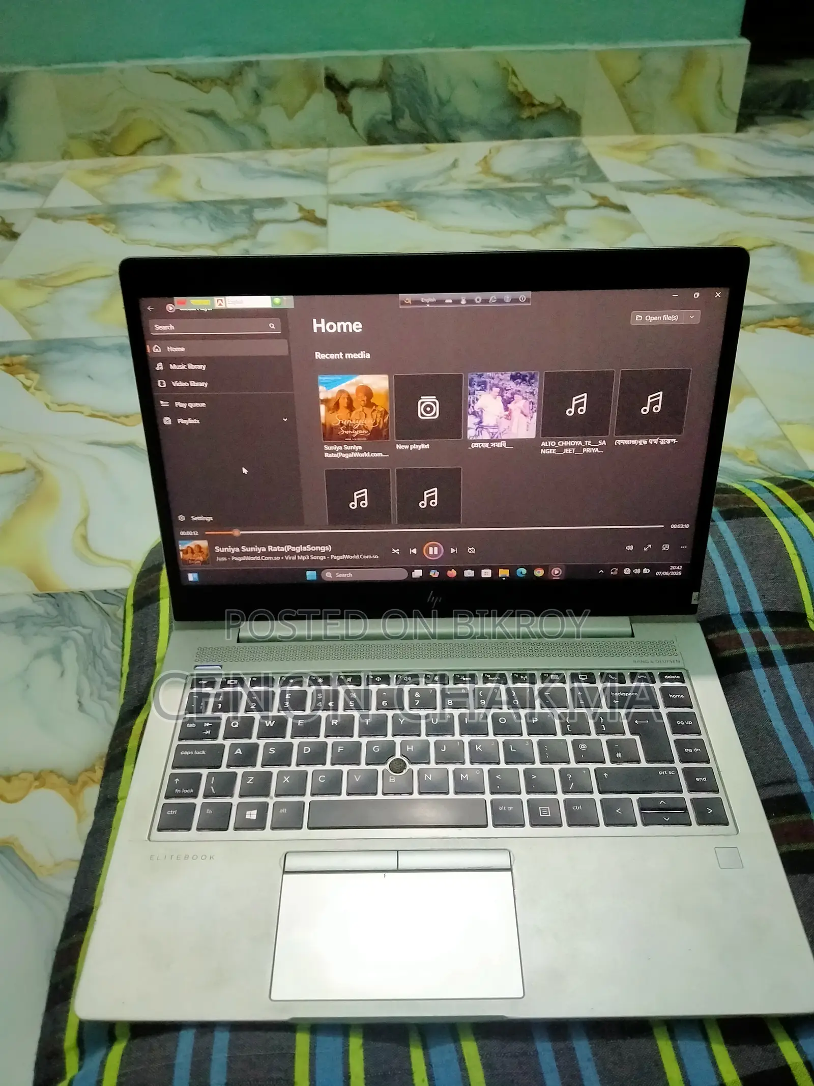 Laptop HP EliteBook 745 G6 8GB Intel Core I5 HDD+SSD 256GB