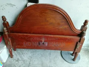 শেগুন কাঠের খাট ৬.৮ ফুট / ৪.২" ফুট। খাট