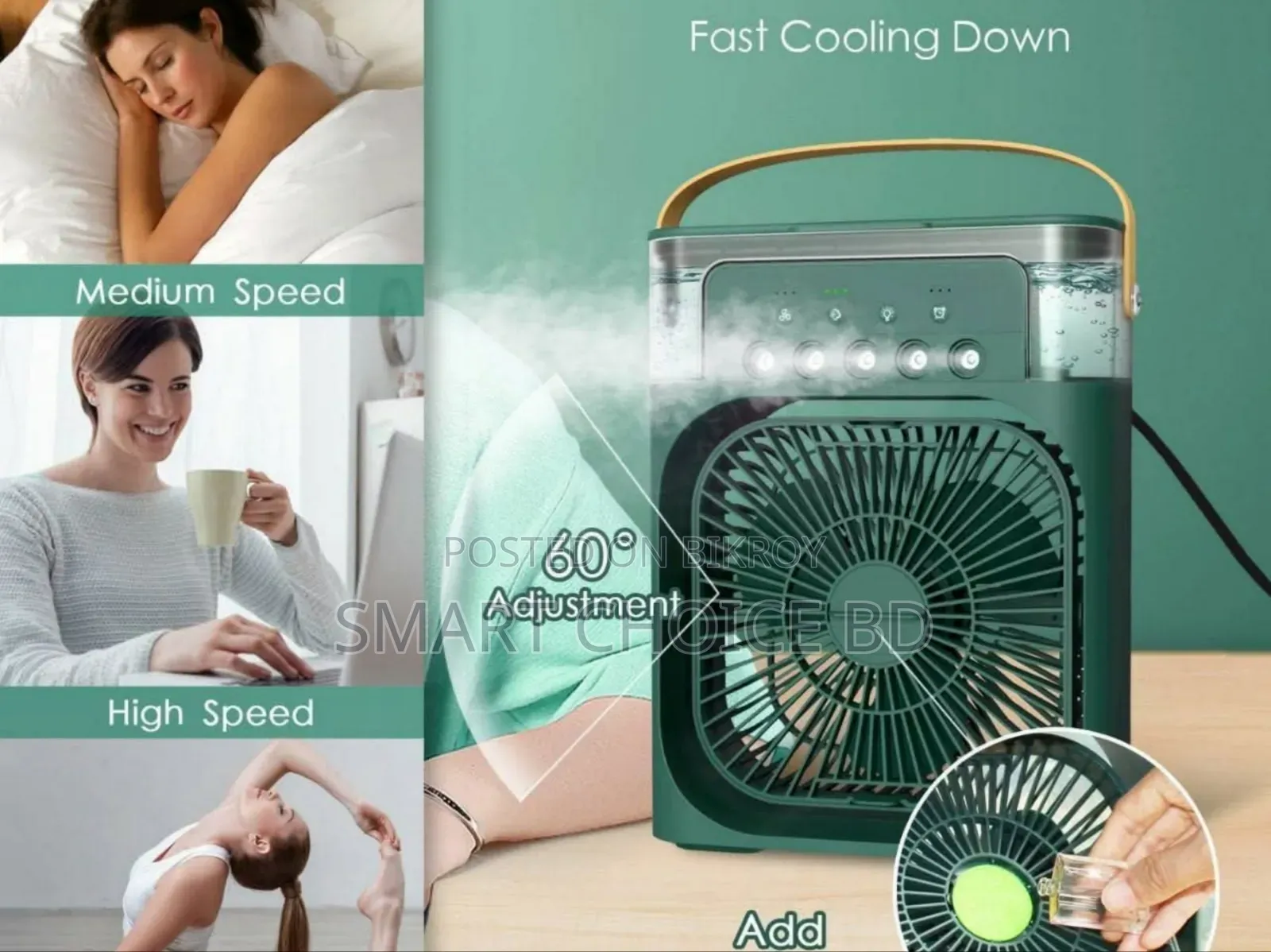 Extonic ET-C702 3-in-1 Air Cooling USB Fan