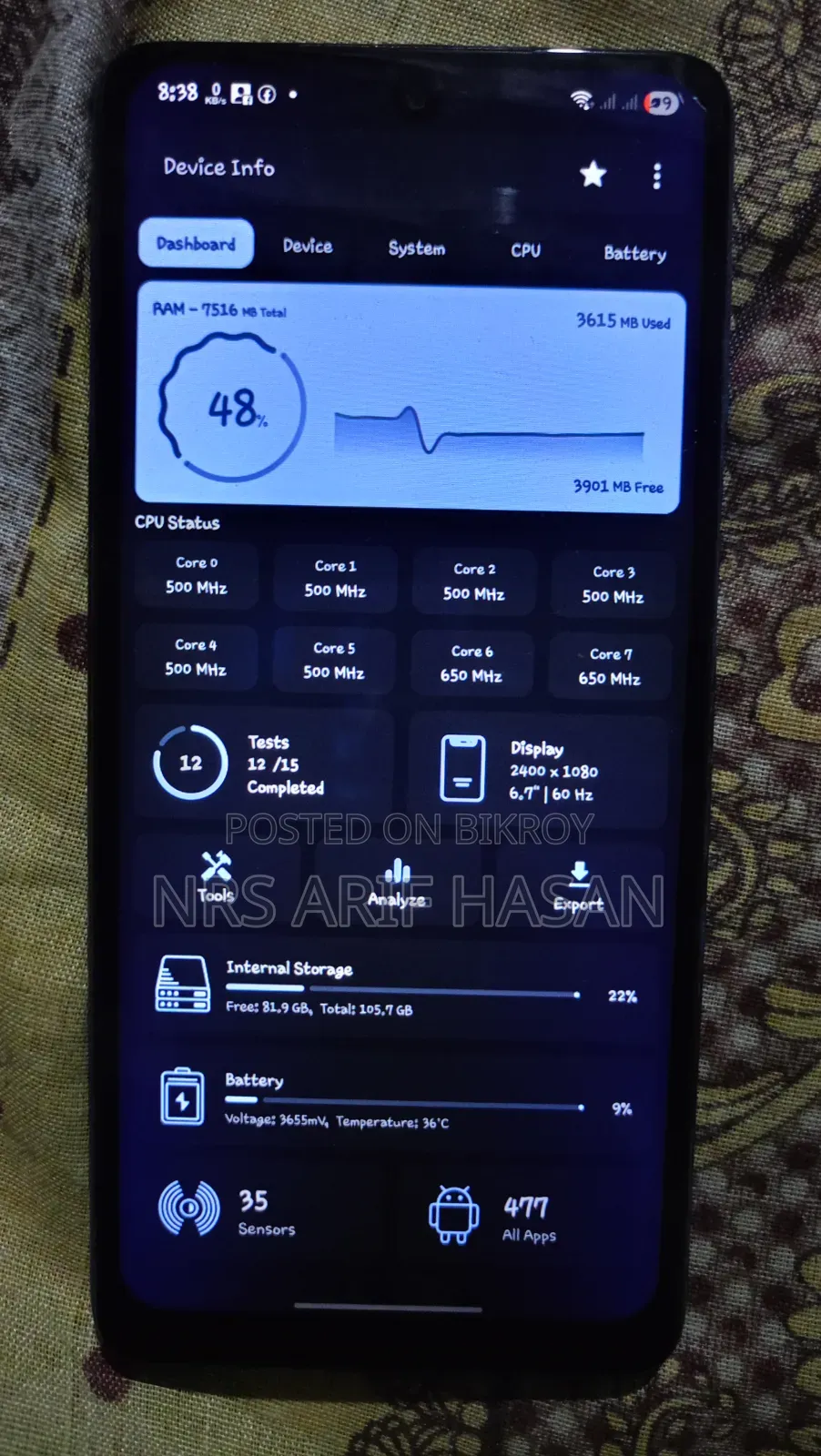 Samsung Galaxy M53 128 GB Blue