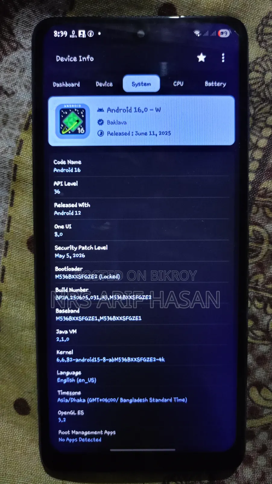 Samsung Galaxy M53 128 GB Blue
