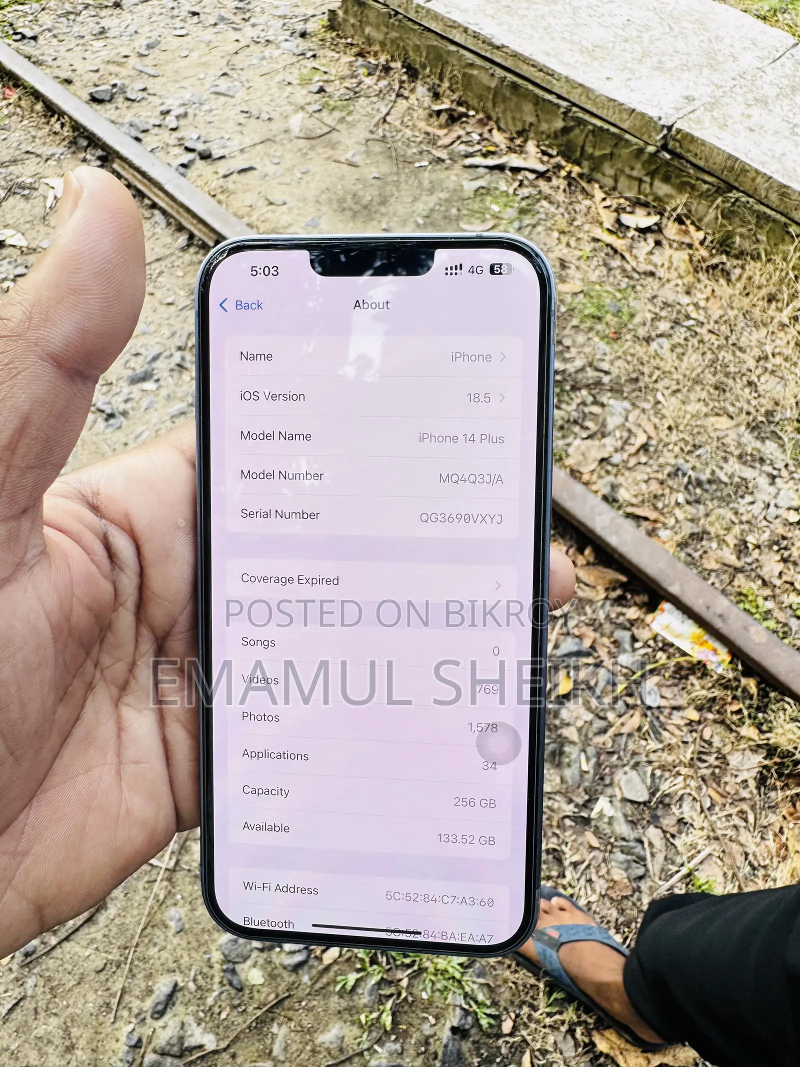New Apple iPhone 14 Plus 256 GB Blue