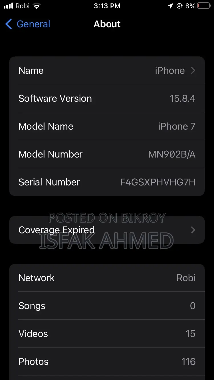 Apple iPhone 7 32 GB Gold