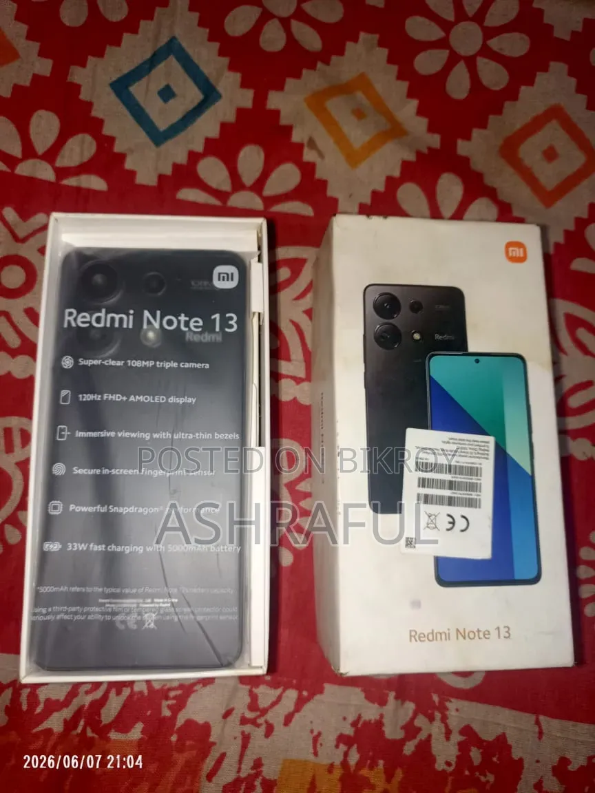 Xiaomi Redmi Note 13 256 GB Black