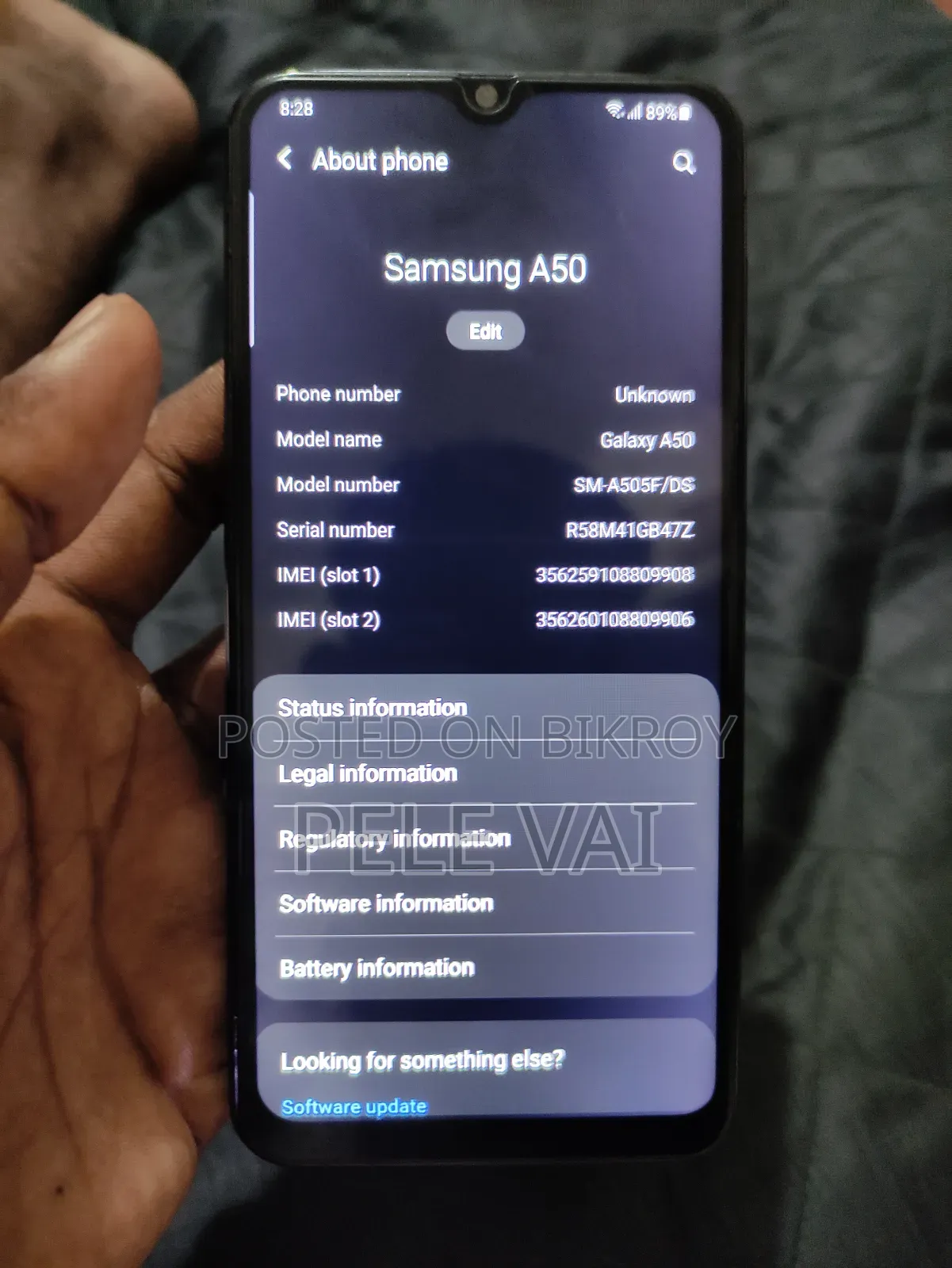 New Samsung Galaxy A50 128 GB Blue
