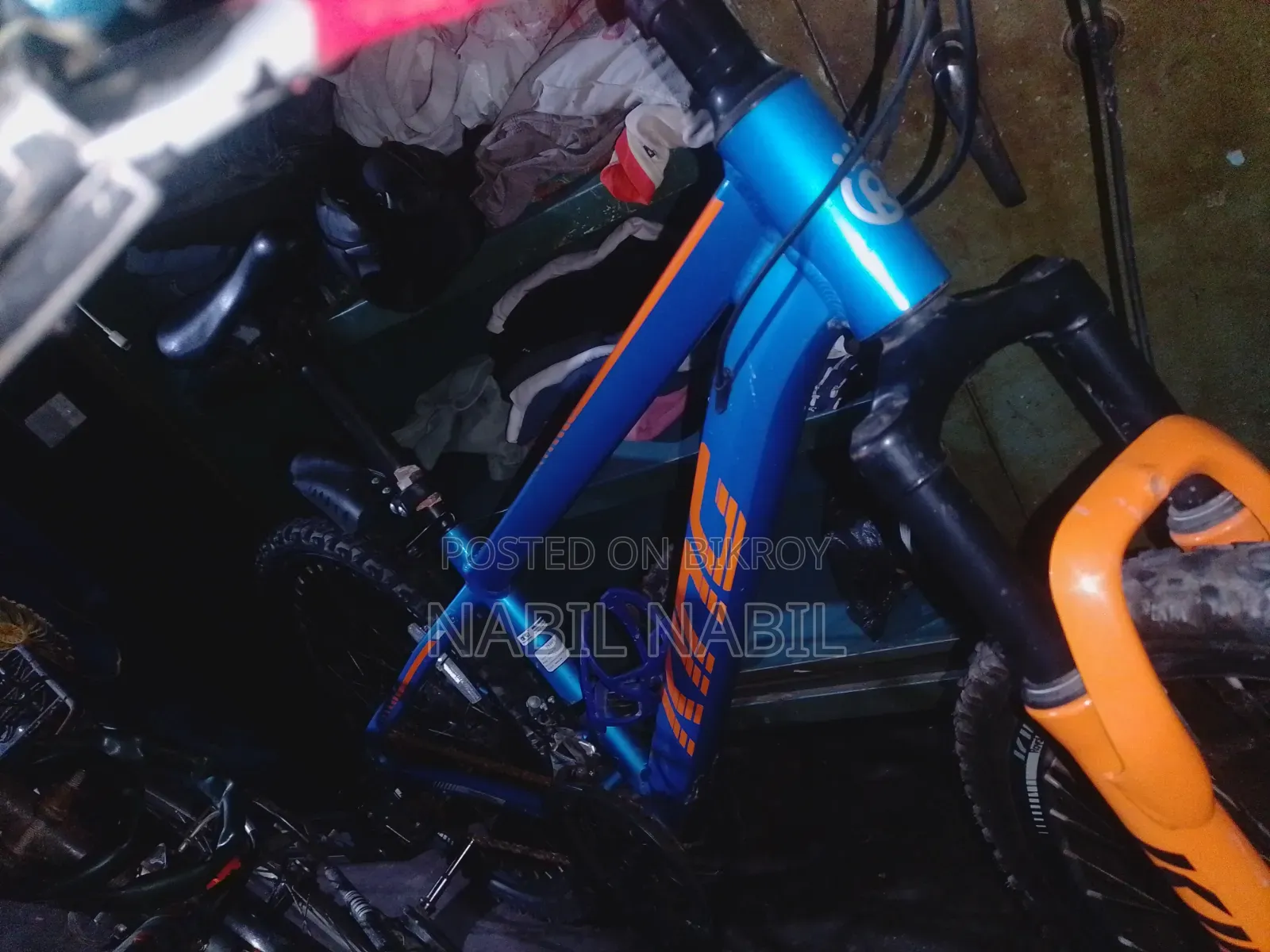 I want to sell the bicycle because it is not being ridden