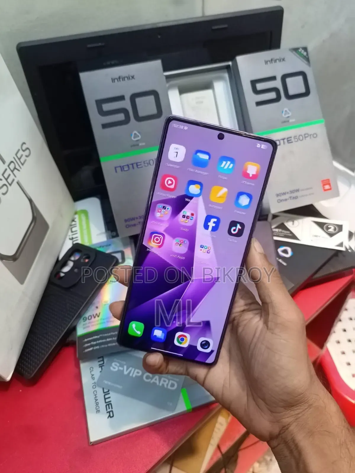 Infinix Note 50 Pro 256 GB Purple
