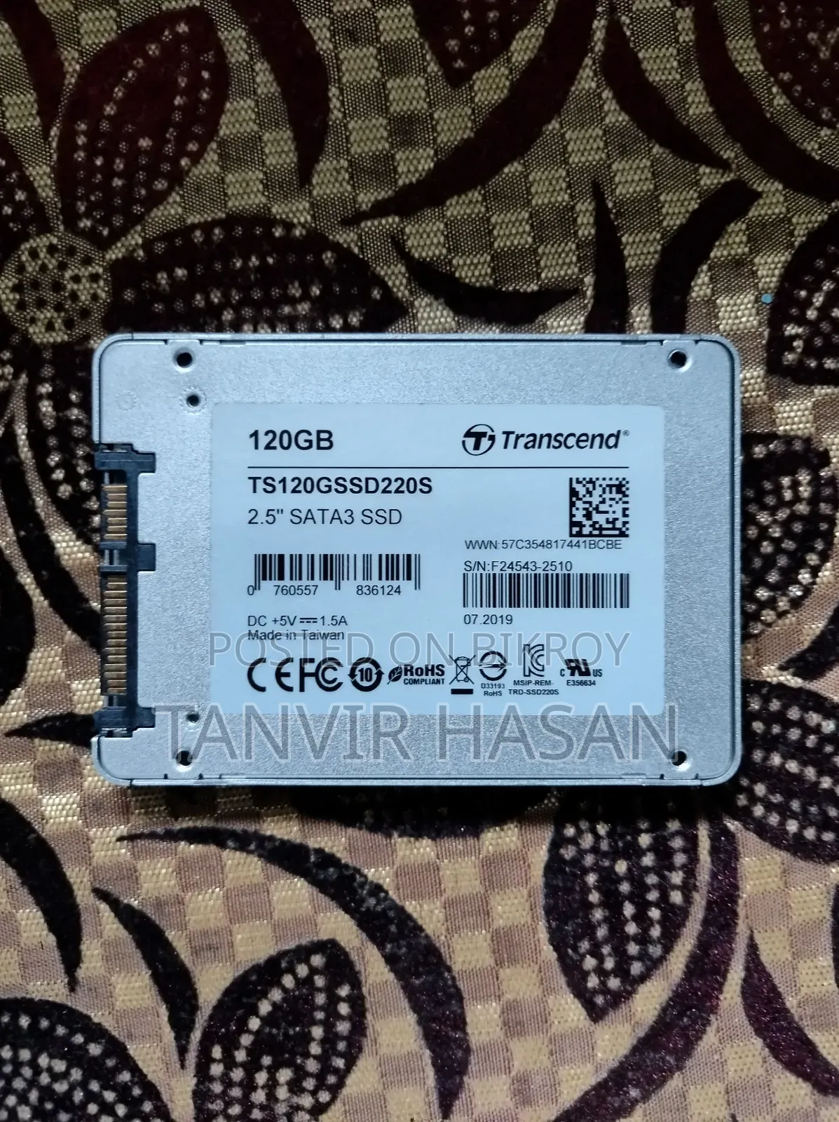 Transcend 220s 120GB 2.5 Inch SATA SSD