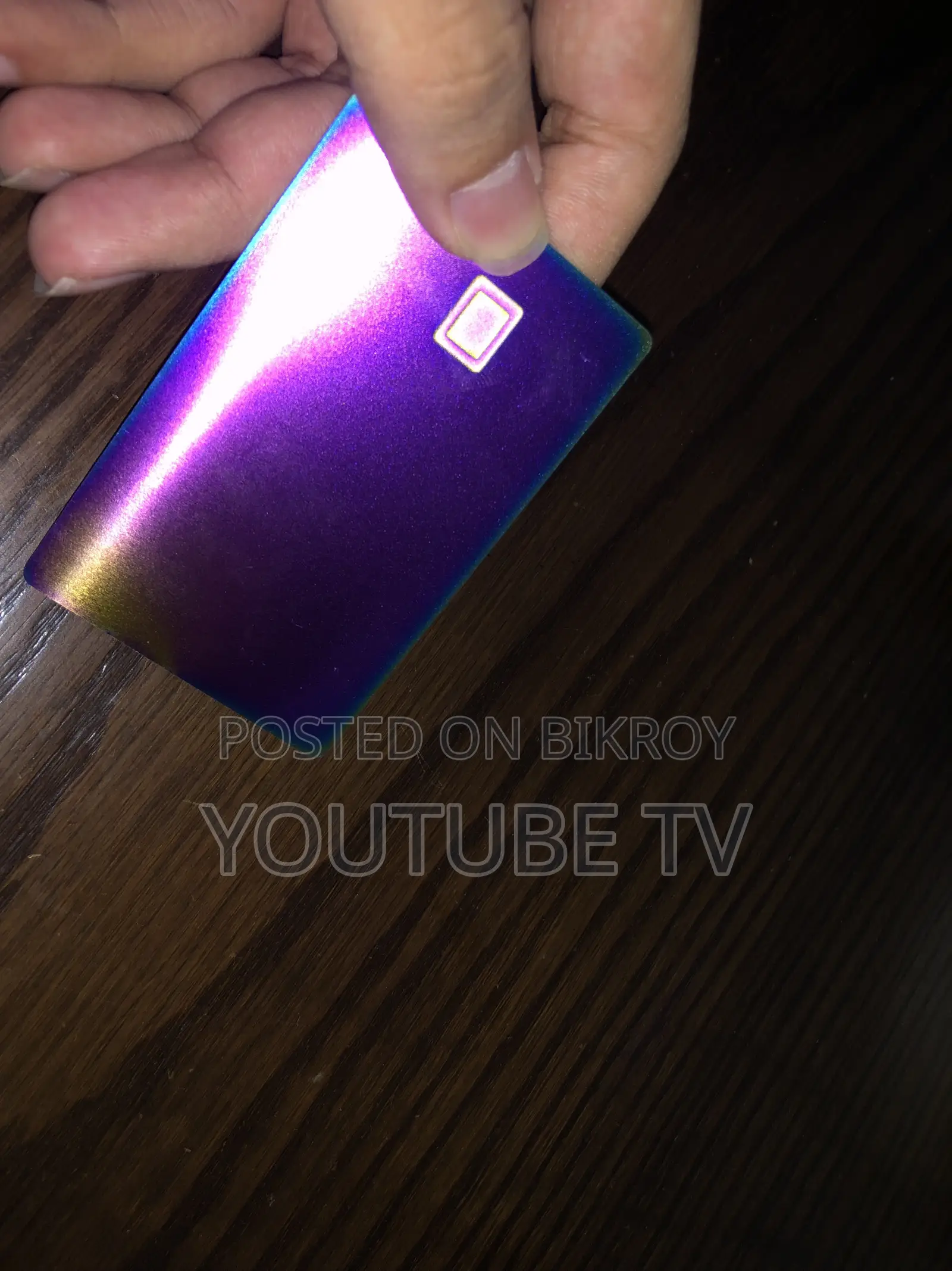 মেটাল কার্ড ৪৪৪২ চিপ ক্রেডিট/ডেবিট