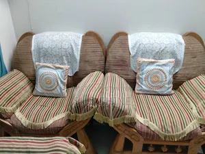 7-Seater Original Teak Wood Sofa Set (Used for 7 years)