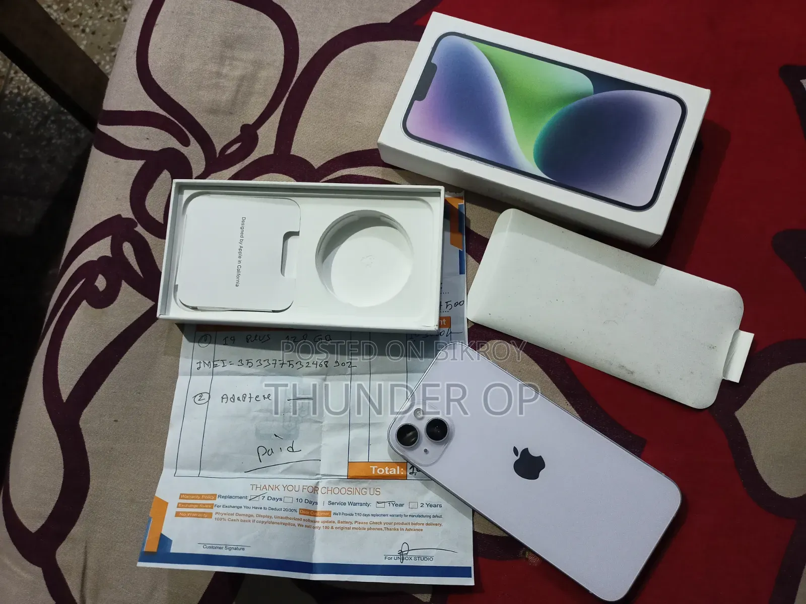 Apple iPhone 14 Plus 128 GB Purple