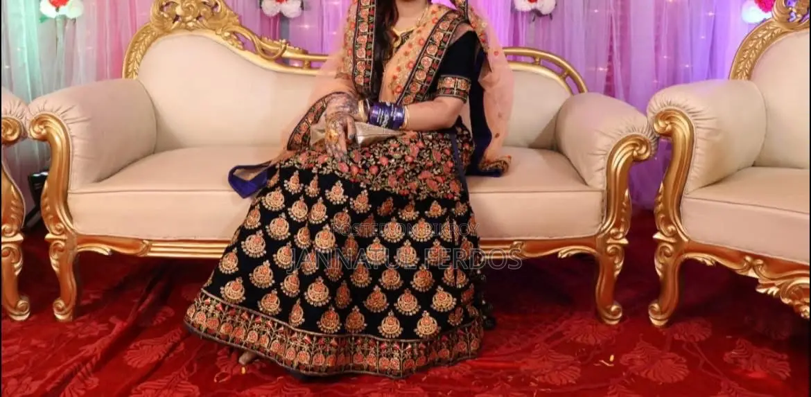 Velvet Bridal Lehenga