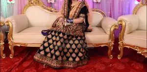Velvet Bridal Lehenga