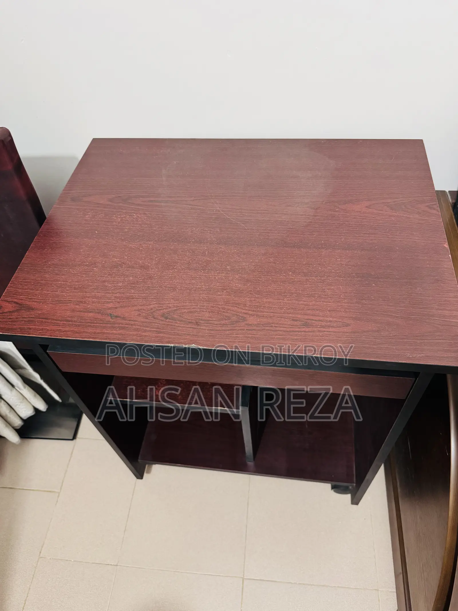 Lightly used Partex computer table for sale at a low price