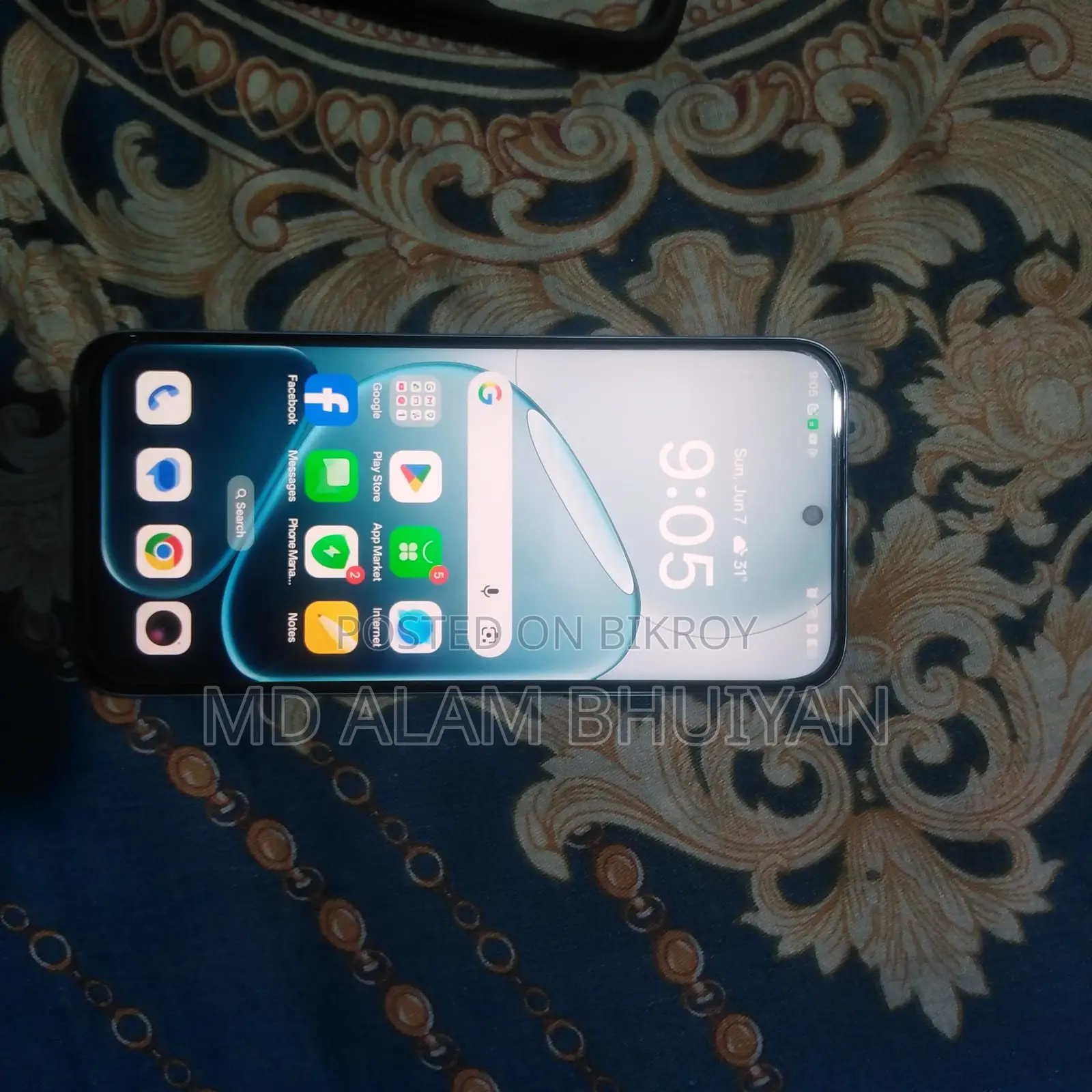 New Oppo A6x 128 GB Gray
