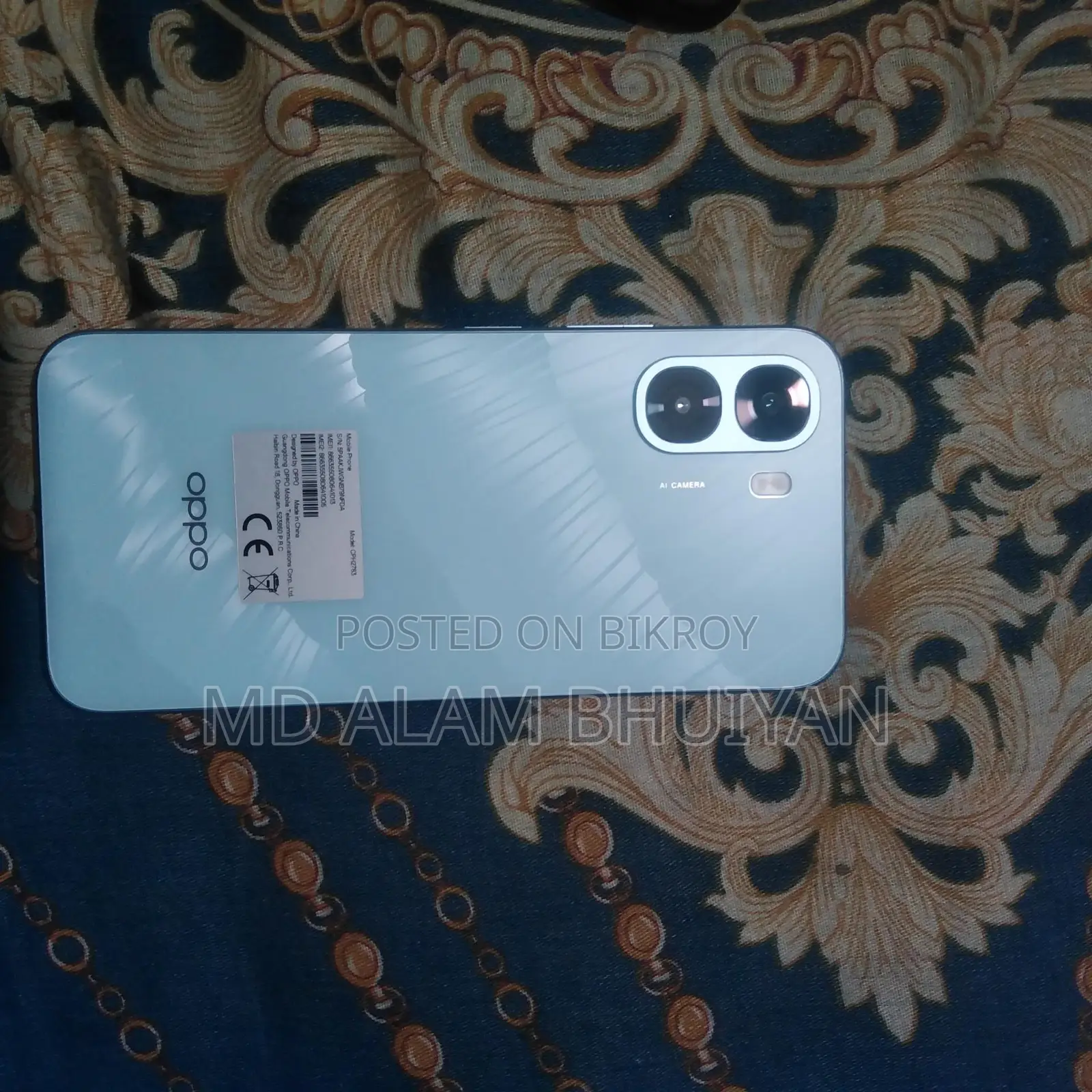New Oppo A6x 128 GB Gray