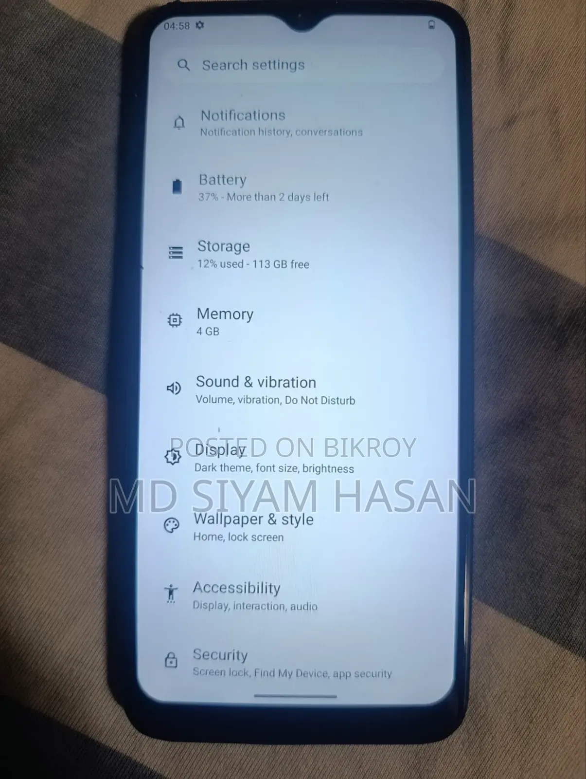 Nokia G21 128 GB Silver