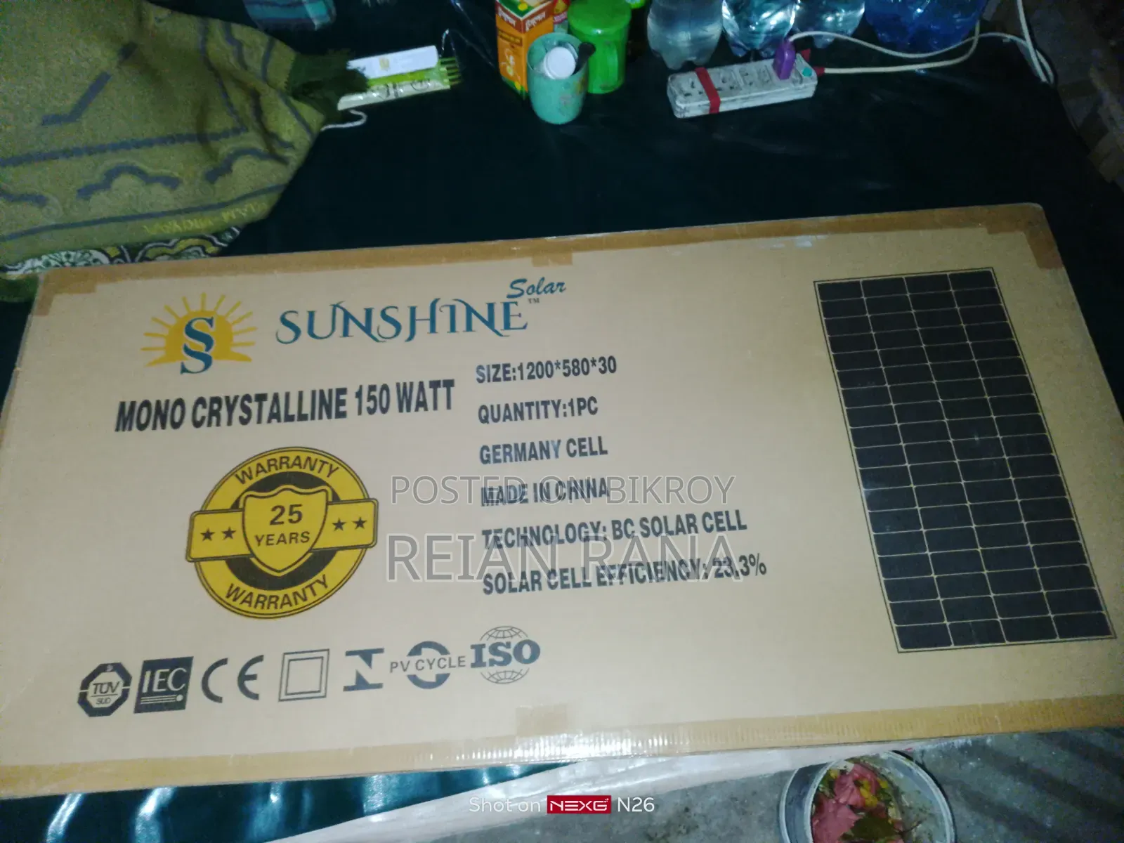 Solar Panel 150 Watt