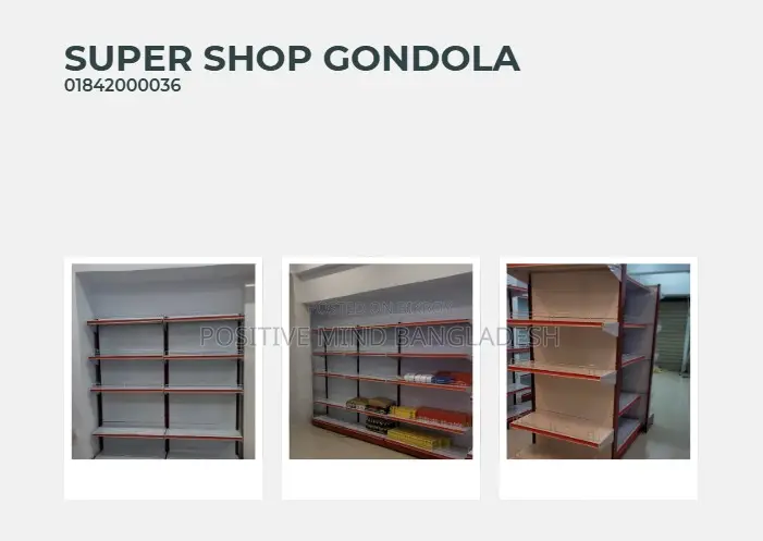 Strong Durable Gondola Display Rack