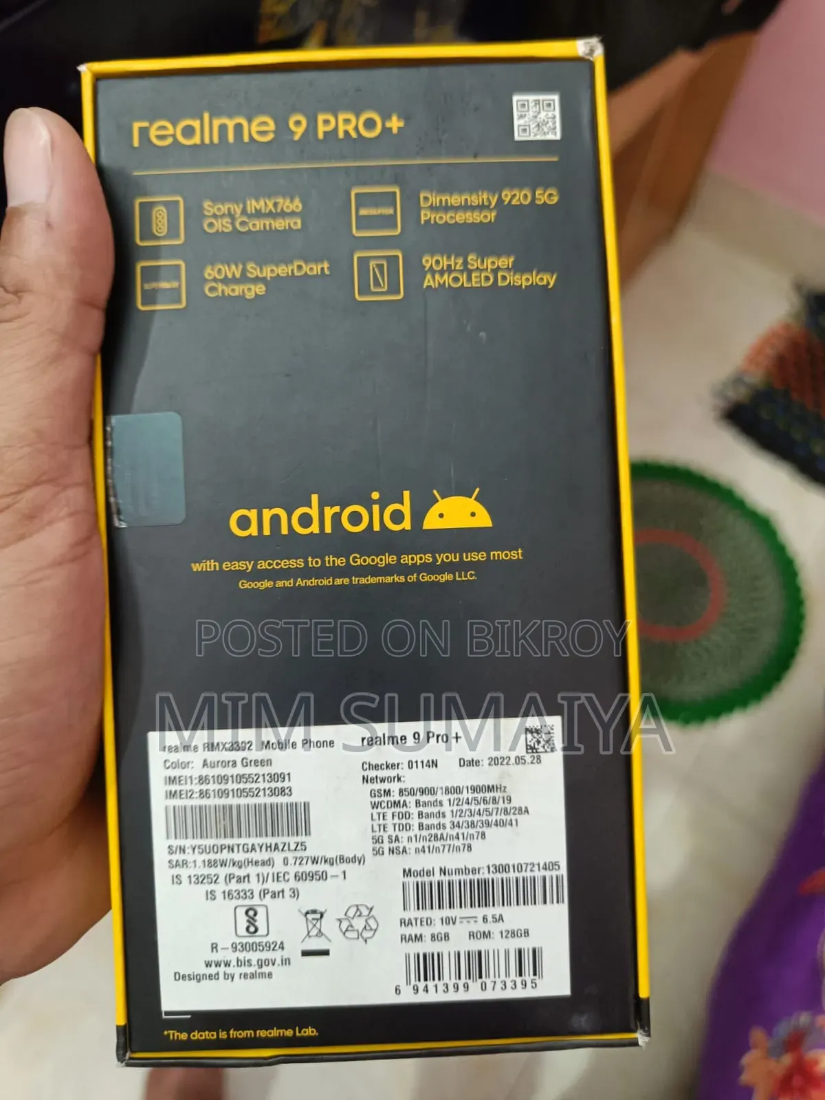 Realme 9 Pro+ 128 GB Green