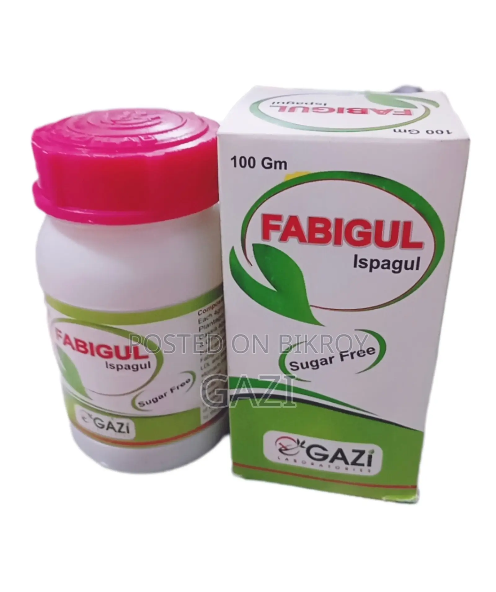 Fabigul Sugar Free Ispagul 100g - Gazi Laboratories