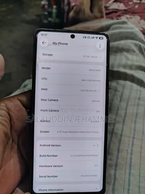 Infinix Note 50 Pro 256 GB Gray